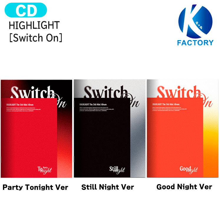 楽天市場】HIGHLIGHT - THE 5th MINI ALBUM [Switch On