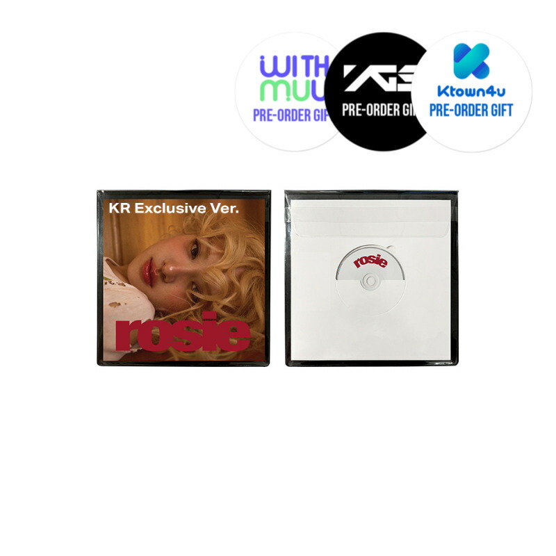 BLACKPINK ロゼ rosie ktown4u 予約特典＋サイン会特典 cn.ktown4u.com : [全款特典专买专辑送PB] [Ktown4u特典赠送