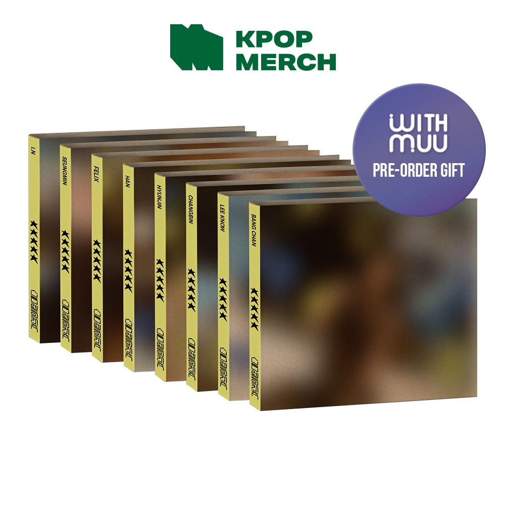 【Withmuu 特典付き】(Stray Kids) 3th album - 五つ星(5-STAR)(Digipack ver.)セット