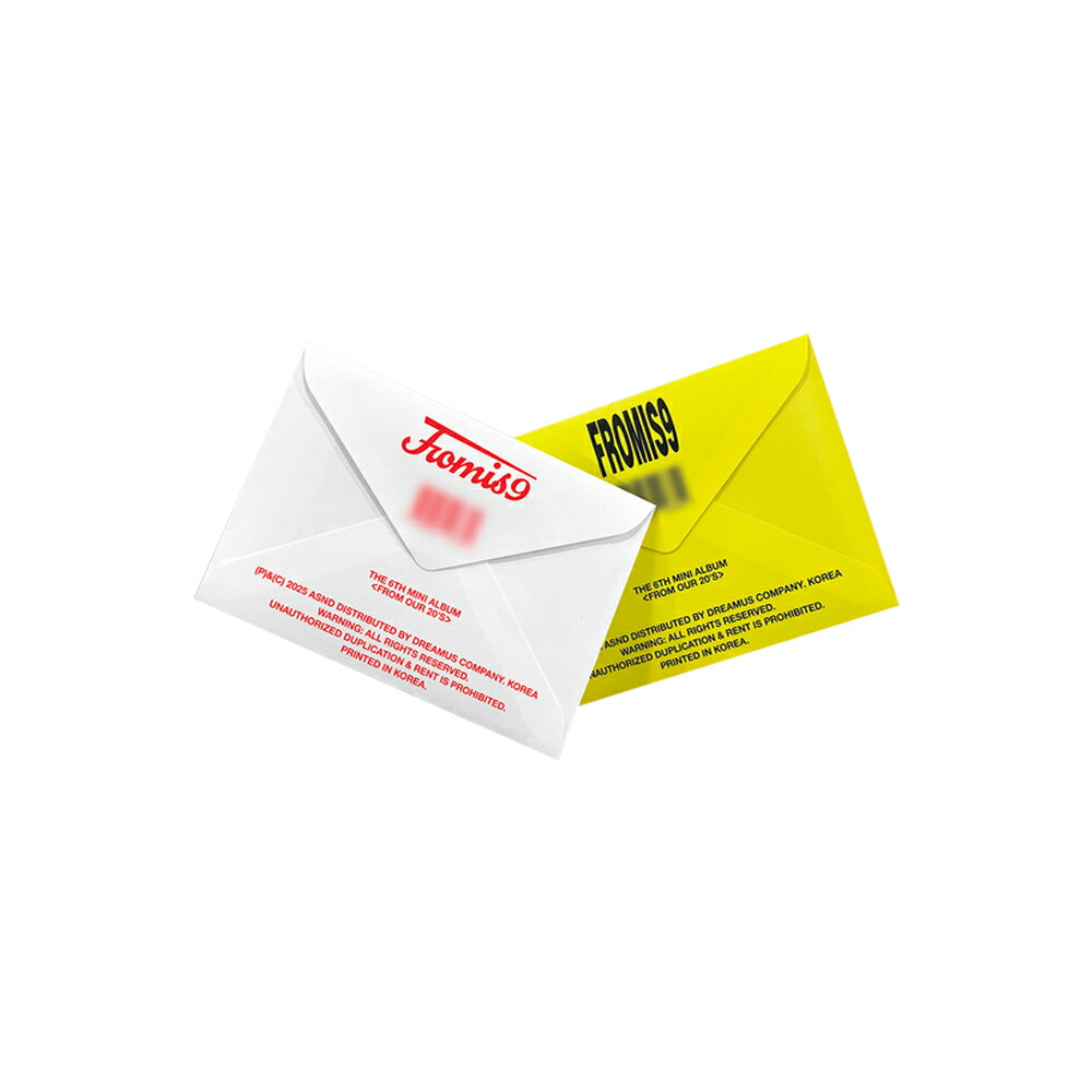 楽天市場】fromis_9 Postcard Ver [ From Our 20's ] 2種セット 6th