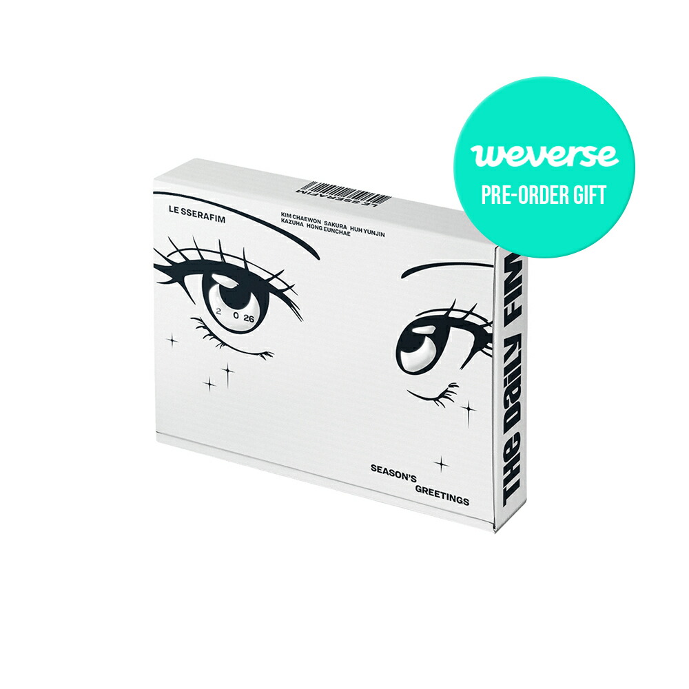 楽天市場】☆流通特典☆ LE SSERAFIM 2024 SEASON'S GREETINGS ル