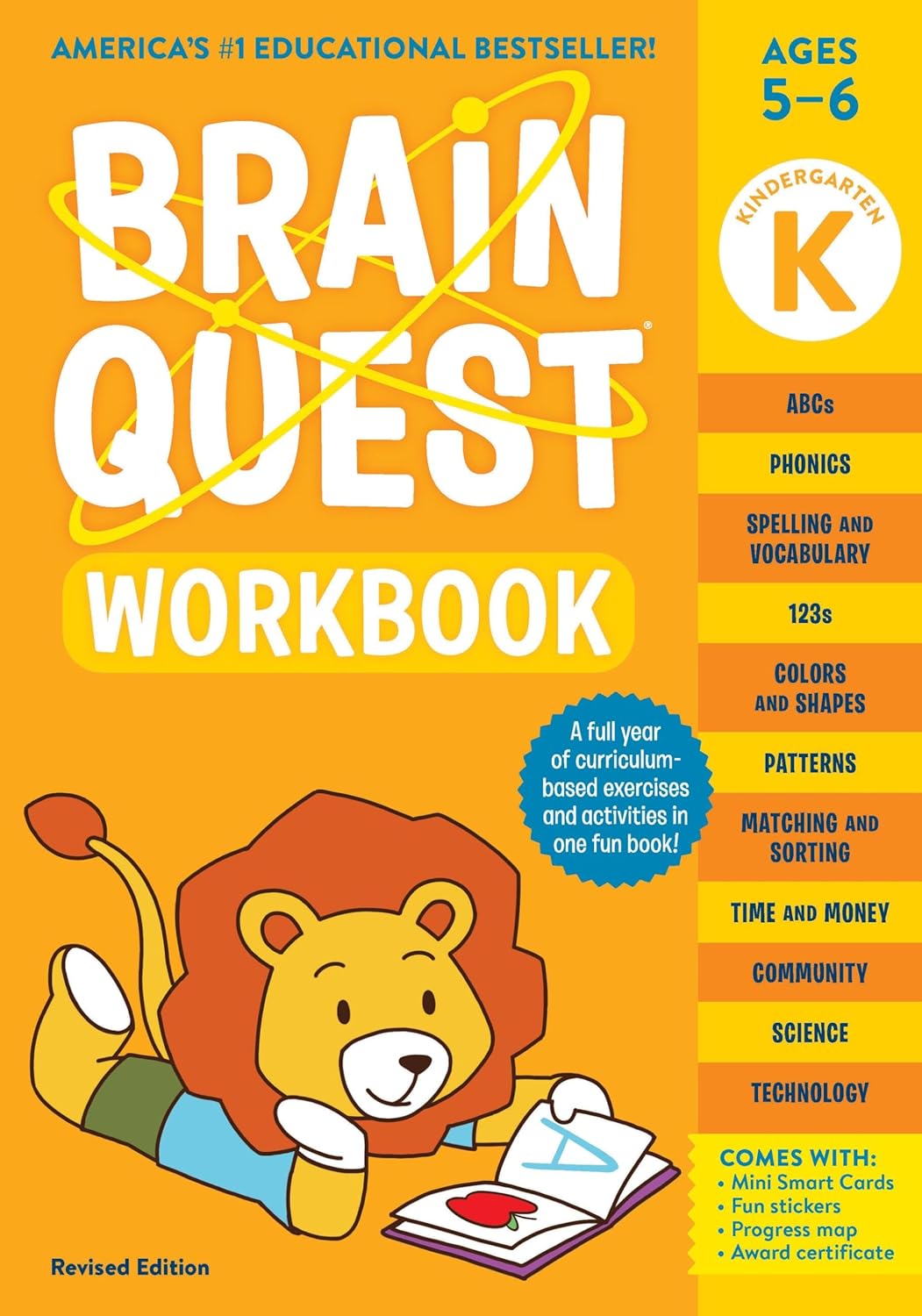 【楽天市場】Brain Quest Workbook: Kindergarten Revised Edition (Brain Quest ...