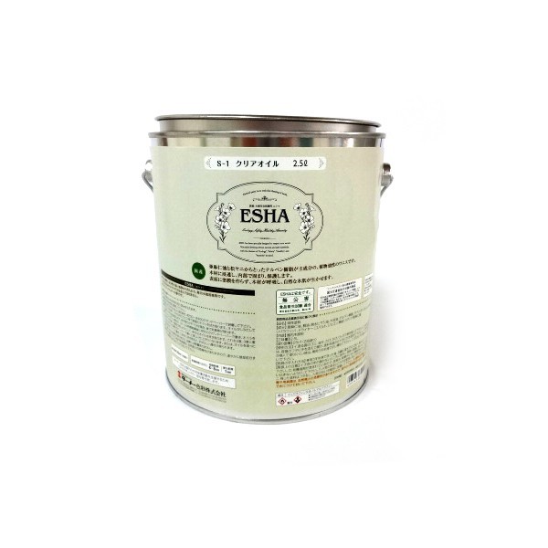 ESHA エシャ S-01 クリアオイル 2.5L｜KQLFTTOOLS