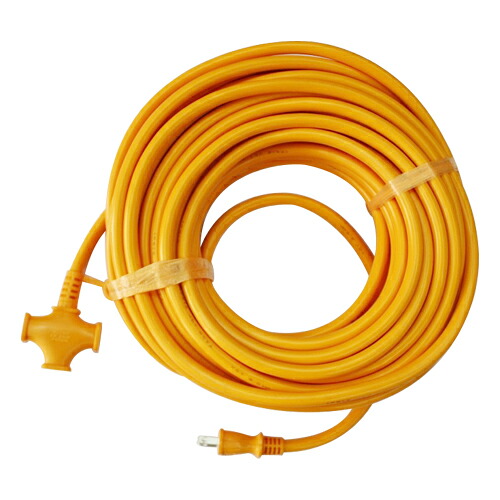 KOWA デカ太延長コード 20M KM25-20 キイロ 【4580138480258】｜KQLFTTOOLS