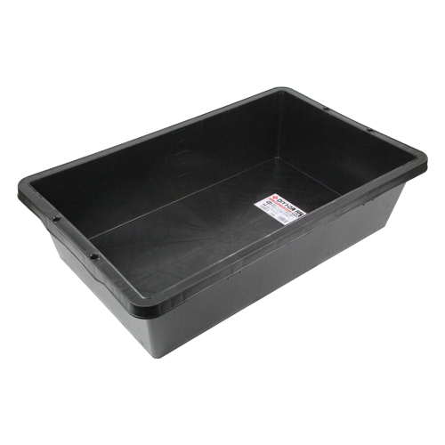 【新品】60Lトロ舟と木枠のセット　屋外用 楽天市場】赤長 DIYトロ舟 ブラック 60L(1個入)【赤長】[左官
