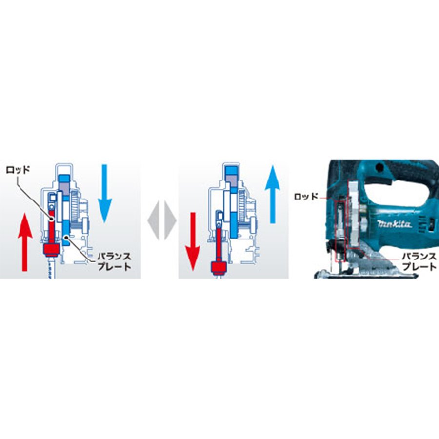 マキタ 充電式ジグソー JV182DRF 18V (バッテリー・充電器・ケース付