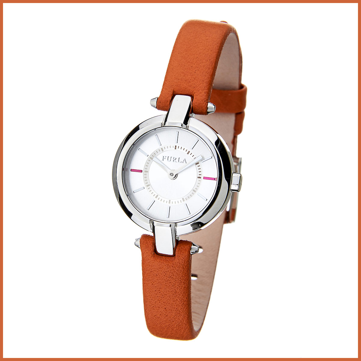 【楽天市場】フルラ FURLA 腕時計 レディース LINDA(リンダ) シルバー レザーオレンジ R4251106505【セール】：K・R