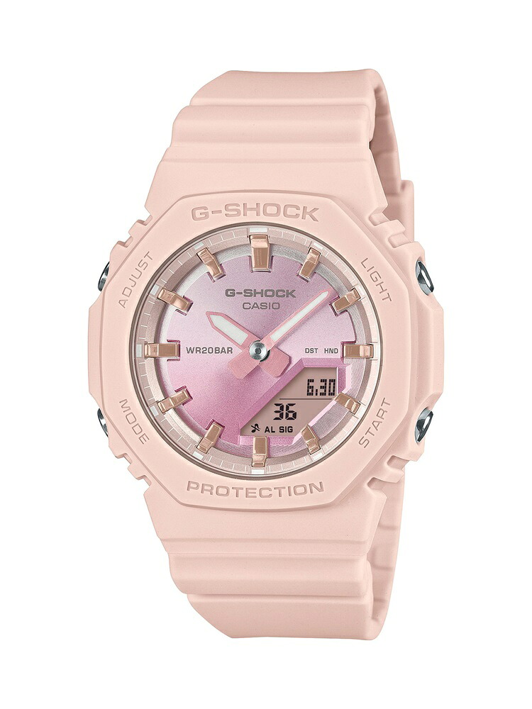 カシオCASIO G-SHOCK Gぼうぜん自失 ジーショック デジアナコンビ  ダウンサイジング 成人女性 GMA-P2100SG-４AJF【国内置き目品】
