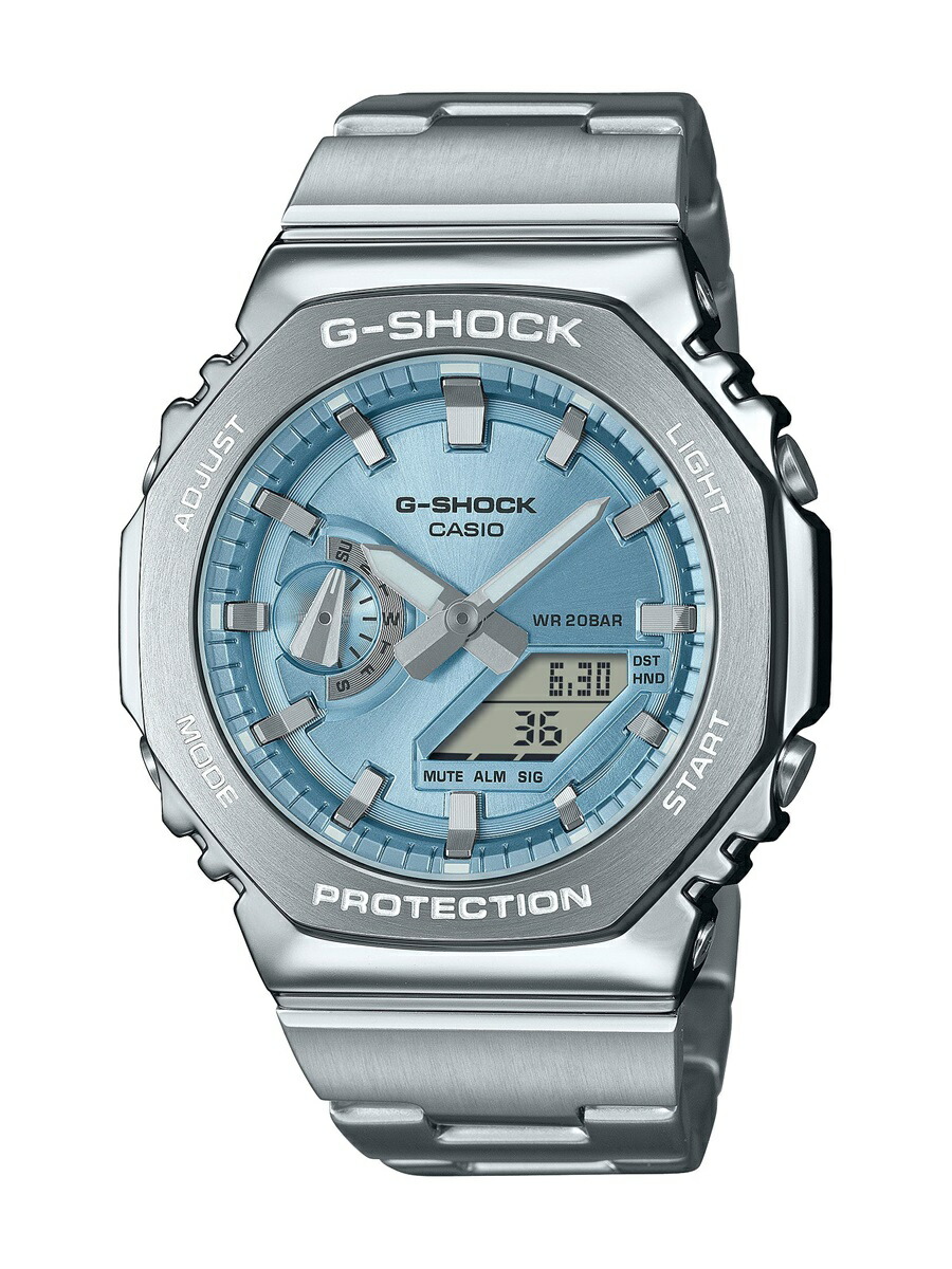 カシオCASIO G-SHOCK Gショック ジーショック Newデジタル アナログコンビ メタルブレス GM-2110D-2AJF