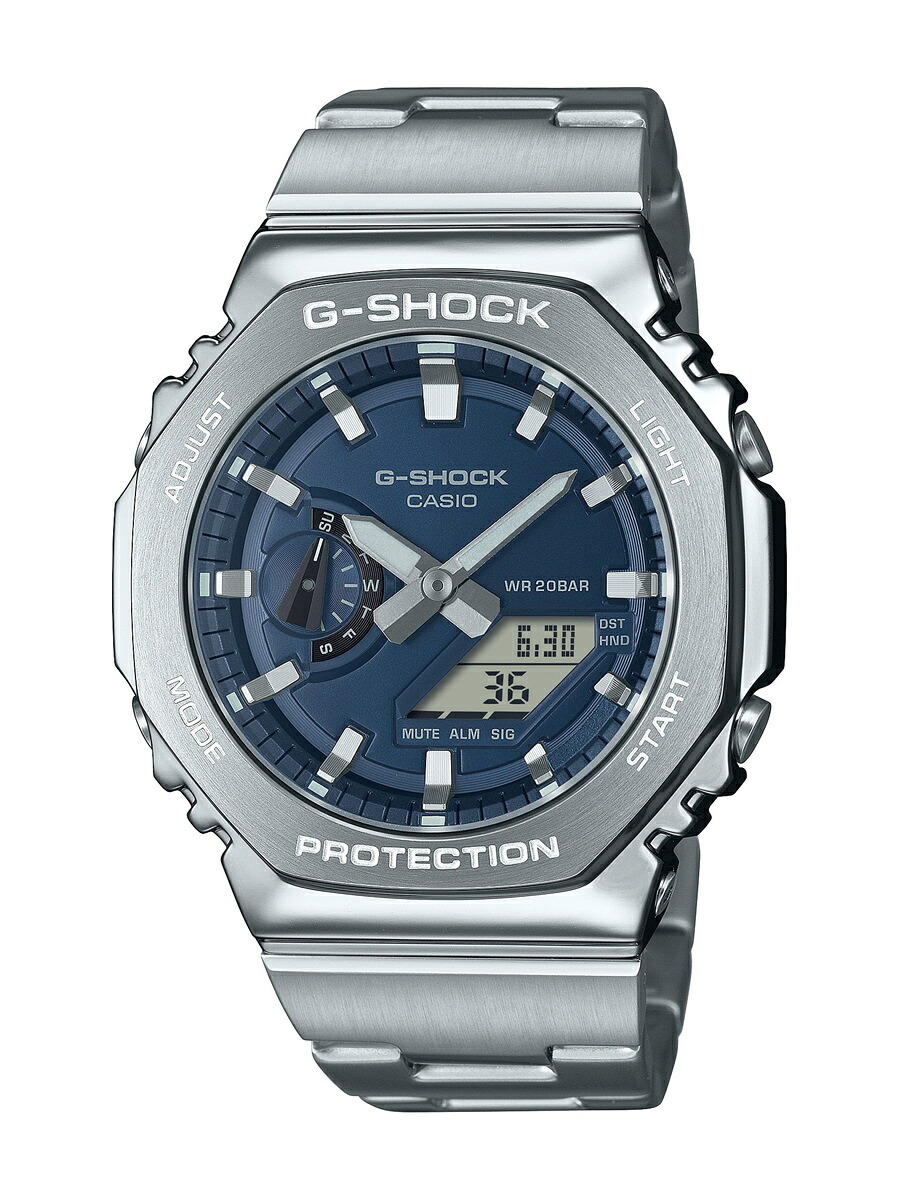 カシオCASIO G-SHOCK Gショック ジーショック Newデジタル アナログコンビ メタルブレス GM-2110D-2BJF