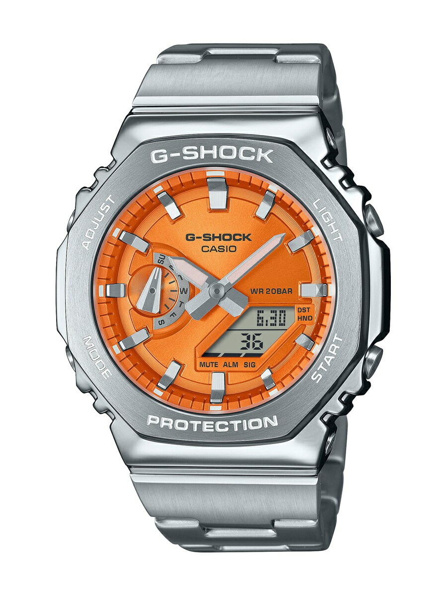 カシオCASIO G-SHOCK Gショック ジーショック Newデジタル アナログコンビ メタルブレス GM-2110D-4AJF