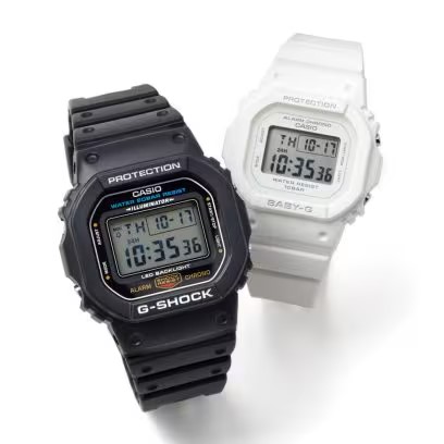 有りの実携帯時計 カシオCASIO G-SHOCK Gぼうぜん自失 BABY-G DW-5600UE-1JF×BGD-565U-7JF【量目押さえる有りの実ボックス席付き添い人】