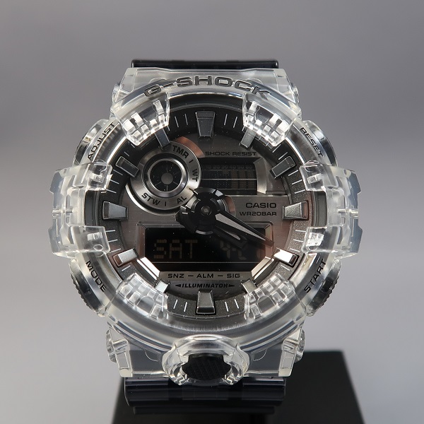 楽天市場 カシオcasio G Shock Gショック ジーショック Clear Skeleton Ga 700sk 1a 海外モデル ｋ ｒ