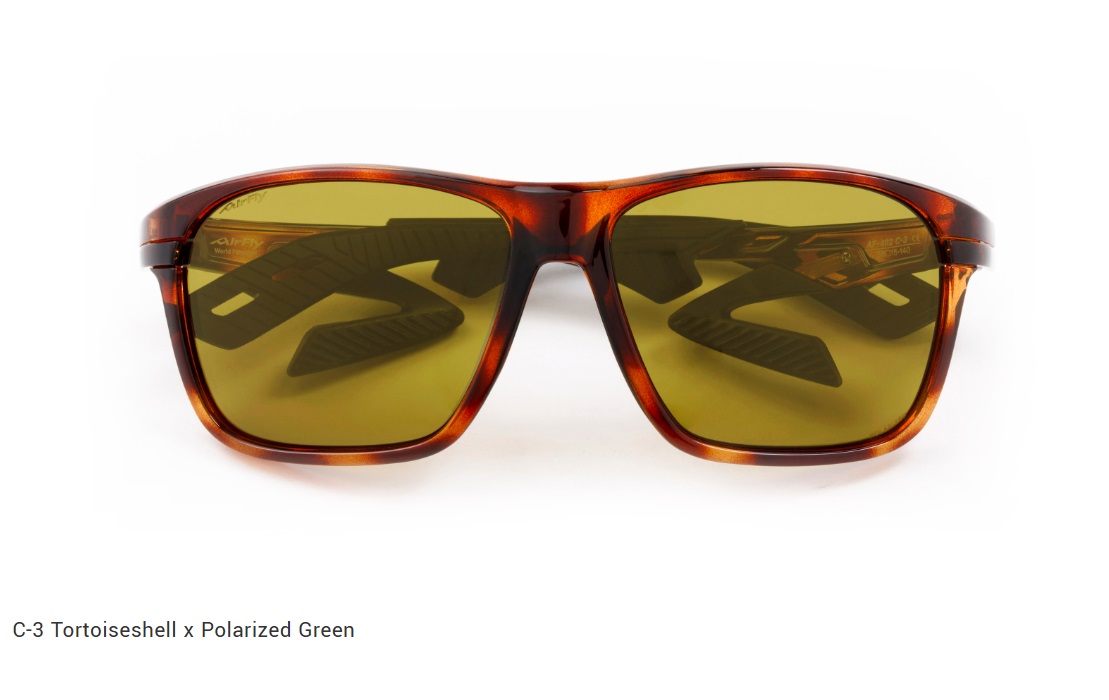 【正規品】AirFly エアフライ 世界特許取得 高機能サングラス 鯖江ブランドAF-402 Build in Polarized Green Lens Set【偏光】｜Ｋ・Ｒ