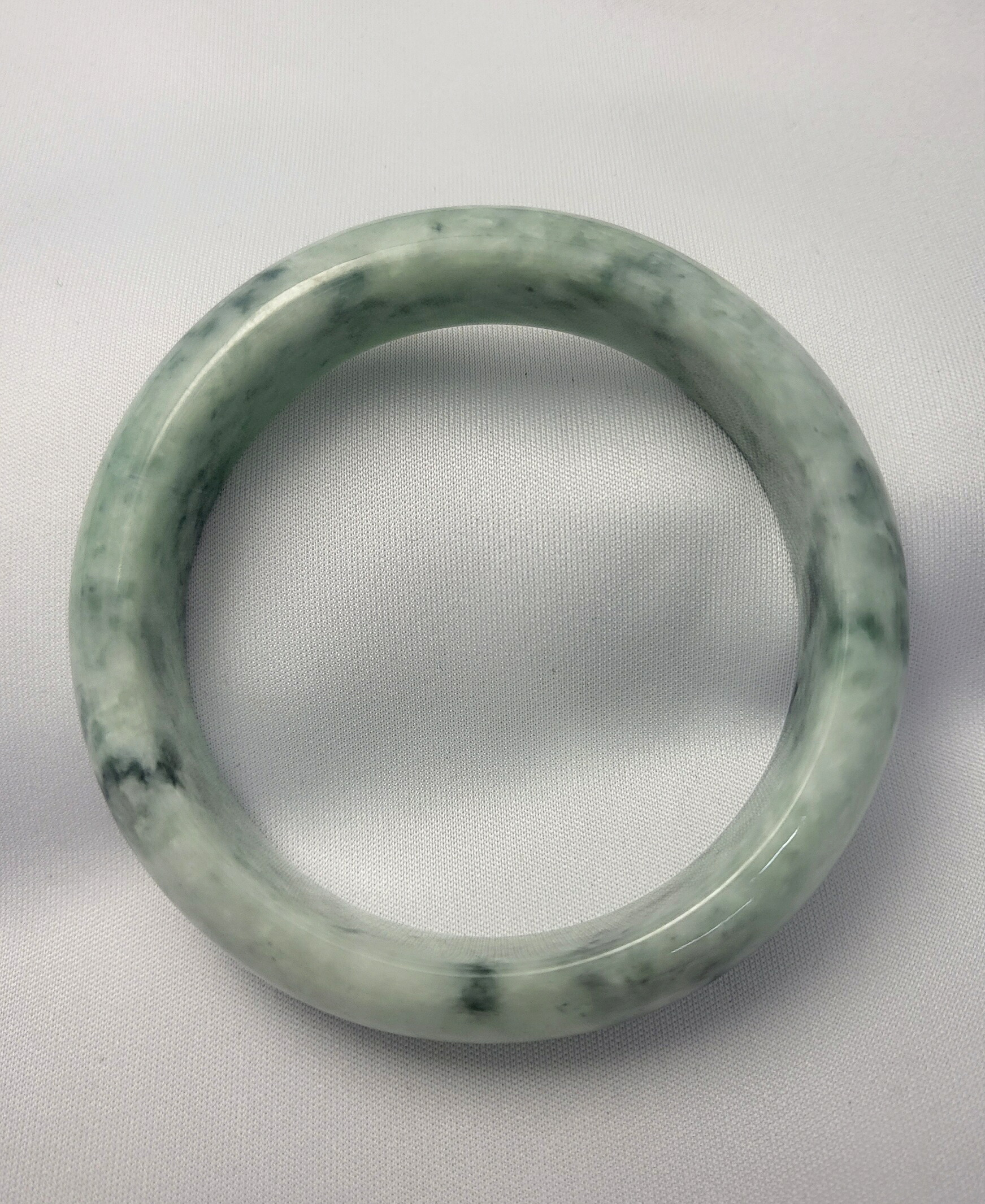 楽天市場】翡翠 （ひすい）バングル 13mm 天然石 パワーストーン 