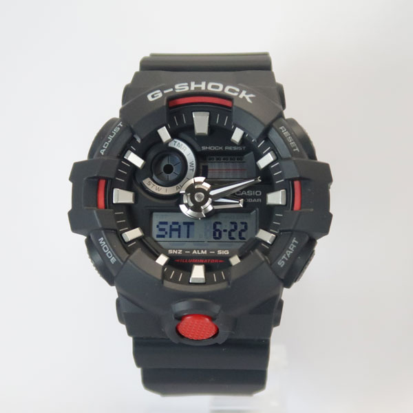 楽天市場 即納 カシオcasio Gショック ジーショック G Shock 海外モデル タフネス アナデジ Ga 700 1a ｋ ｒ