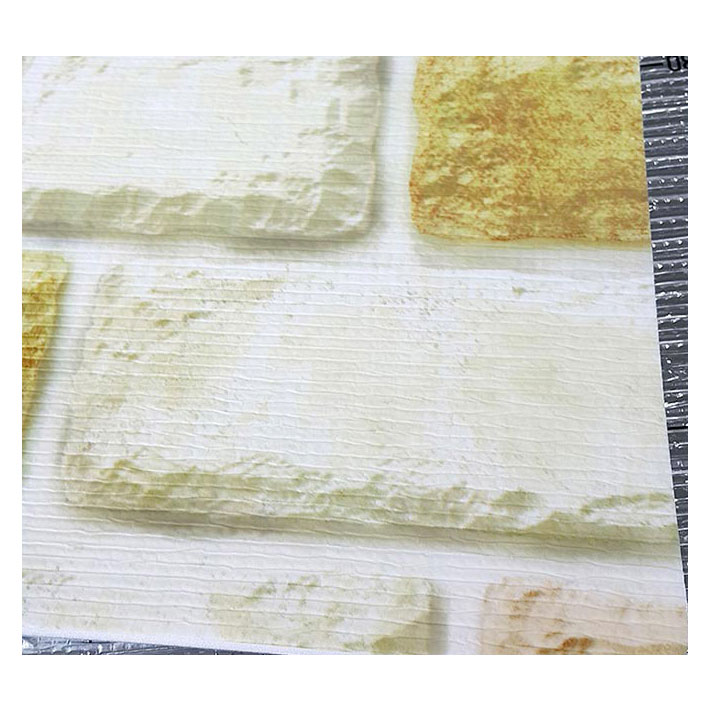 お得なmセット エコ 断熱 アルミ 吸音 エコ キッチン リメイクシート 壁紙クッションシート ケイ ララ 送料無料 あす楽対応 リメイクシート 壁紙シール のり付き アルミシート ブリック クッション壁紙 壁補修 壁紙シール ブリックブラウン 浴室 壁紙 リフォーム