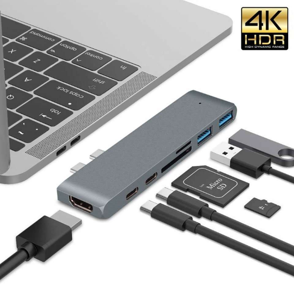 MacBook Air(M1,2020)アダプタ・ケーブル・USBハブ付(45) Amazon.co.jp: USB-C ハブ マルチポートアダプター MacBook Air/Pro用