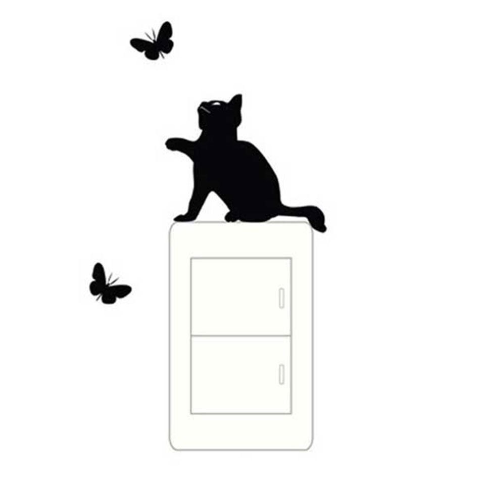 楽天市場 猫 ウォールステッカー Cat Life なかよし親子 Wall Story インテリア 猫 壁 シール ネコ ねこ 猫雑貨 雑貨 グッズ かわいい デコレーション 簡単 はがせる 黒猫 猫ステッカー Toyo Labo Shop