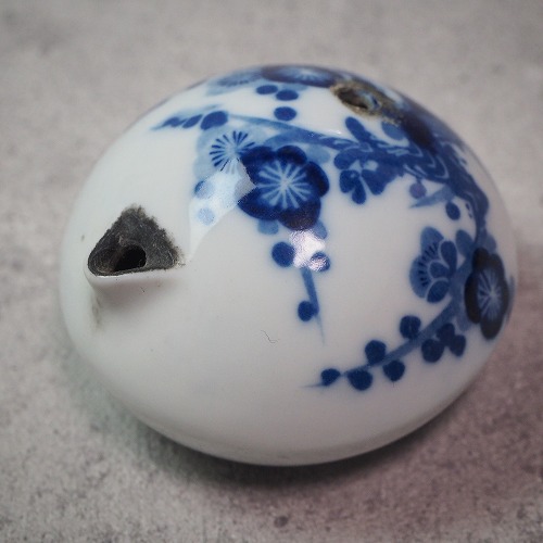 古美術品　矢立墨壺入 楽天市場】矢立 墨壺 筆付き 0078文具 書道具 墨 筆 【中古