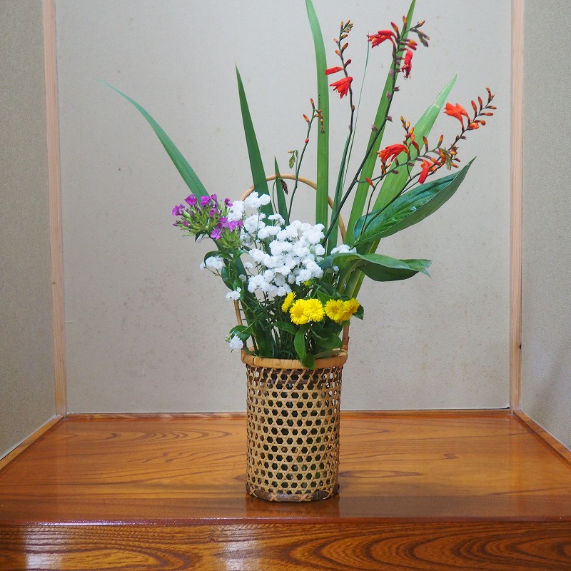 楽天市場】【国産】送料無料 虎竹ひょうたん花かご 花籠 はなかご 花