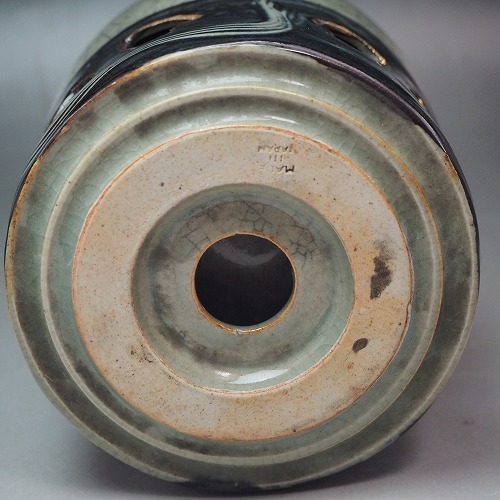 相馬焼湯呑0039そうま焼茶道具煎茶道陶磁器骨董リサイクル【中古】JAPANGreenTeateacup