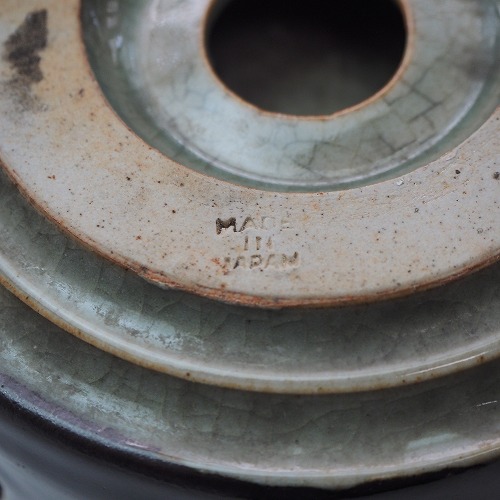 相馬焼湯呑0039そうま焼茶道具煎茶道陶磁器骨董リサイクル【中古】JAPANGreenTeateacup