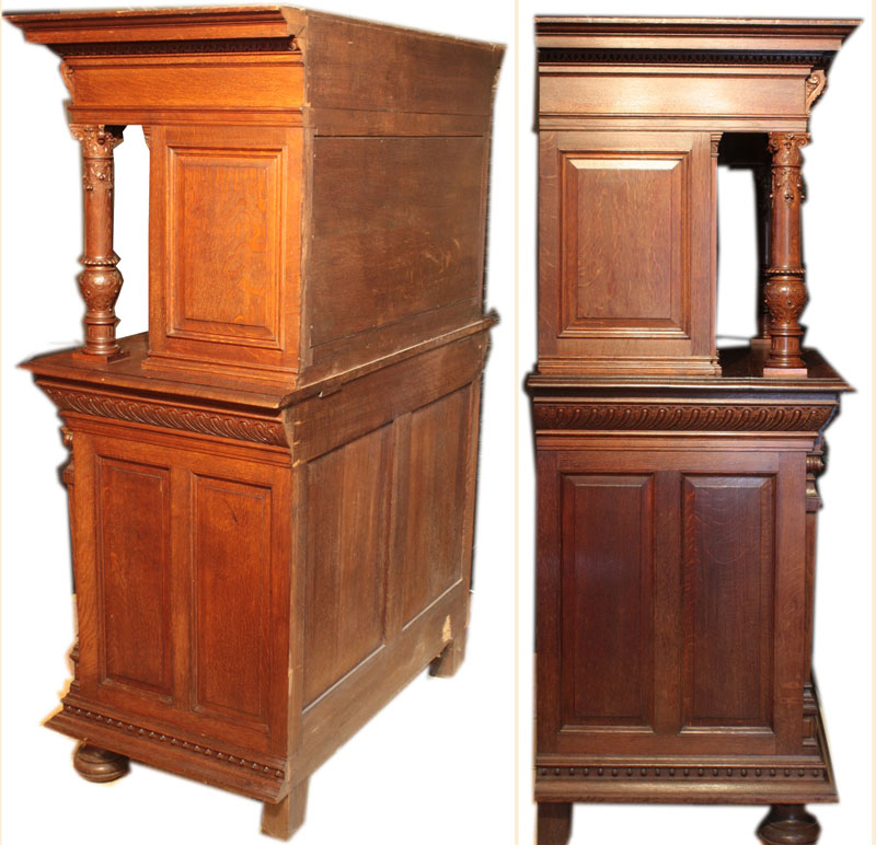 Kagabijutsuten Rakuten Global Market: ☆ Western Antique Home It seems a century ago made in Belgium. Is made of Oakwood's gatefold. Large, has presence. Can break down the door and drawer are all key with. - Kagabijutsuten Rakuten Global Market: ☆ Western Antique Home