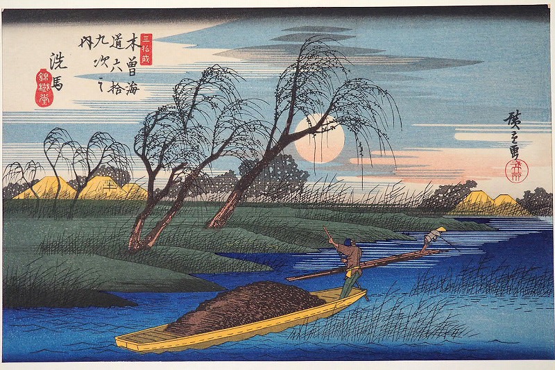 楽天市場】名所江戸百景「亀戸天神の藤」 安藤廣重傳統芸術純木版手摺