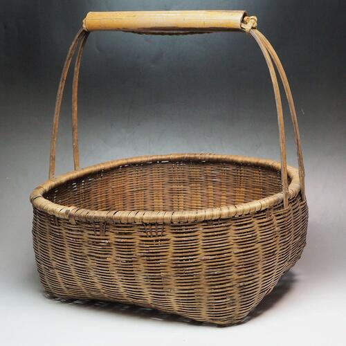 楽天市場】【中古】K▽つづら 葛籠 収納 かご 行李 家紋 丸に五