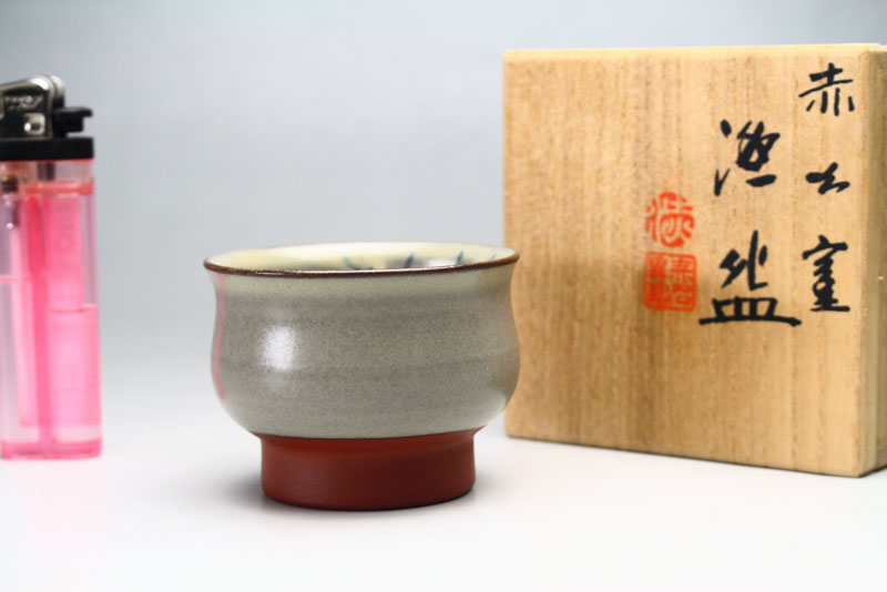 佐渡何代窯　本間勲　灰釉花入　無名異焼　オブジェ　置物 佐渡何代窯 本間勲 灰釉花入 無名異焼 オブジェ 置物 最