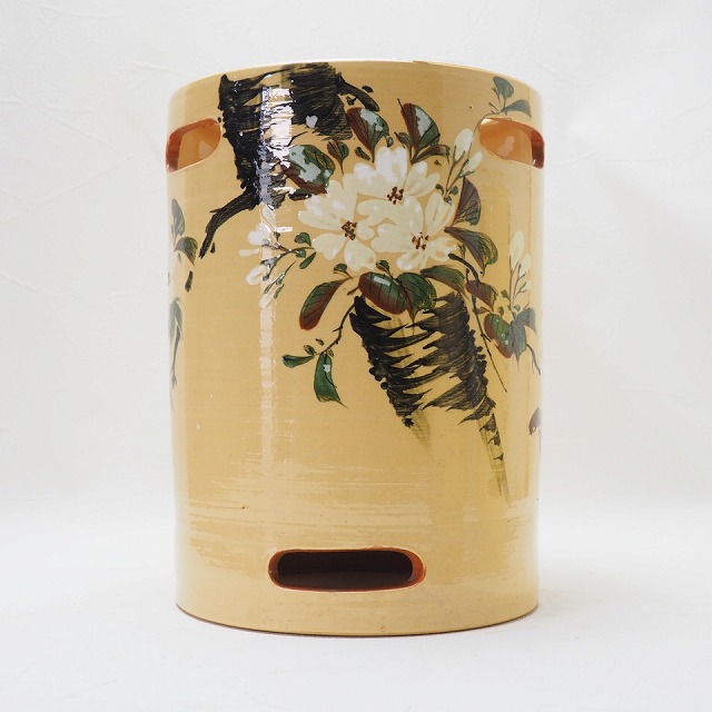 楽天市場】【中古】 佐々木楽助作 半田焙烙 灰器 巴半田 筋半田 素焼き