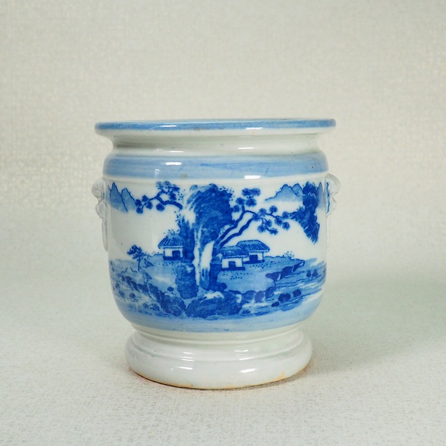 楽天市場】煙草盆 白磁火入れ 紫檀 0156火入れ 灰吹 火鉢 手あぶり茶道