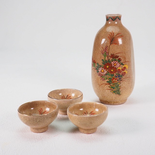 楽天市場】【中古】 大堀相馬焼 相馬竹鳳作 徳利 相馬亀田作 猪口 3点