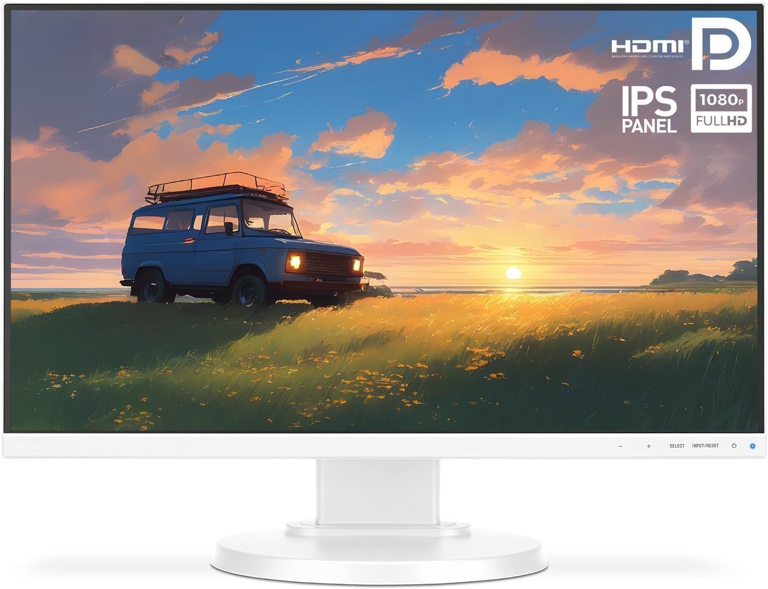 NEC LCD-E221N-C LED液晶モニター 21.5インチワイド ホワイト IPSパネル フルHD 1920×1080 非光沢 ディスプレイポート HDMI VGA VESA準拠 ディスプレイ PS4 switch 対応 スイッチ【中古】