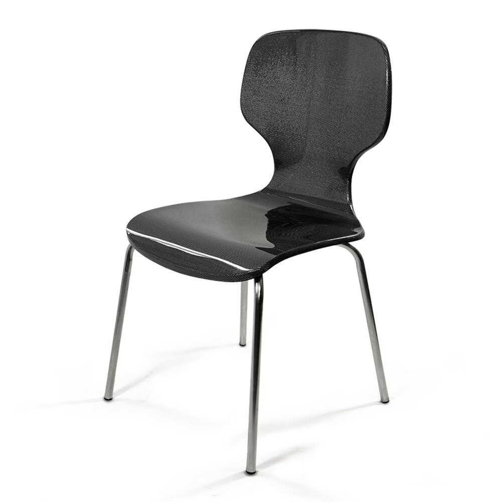 即納可 完成品 カーボン製 ダイニングチェア 軽量 Carbon 椅子 キッチン カーボンファイバー シンプル ベーシック 組み立て不要 スタッキング インテリア チェア Ch08 Rvcconst Com