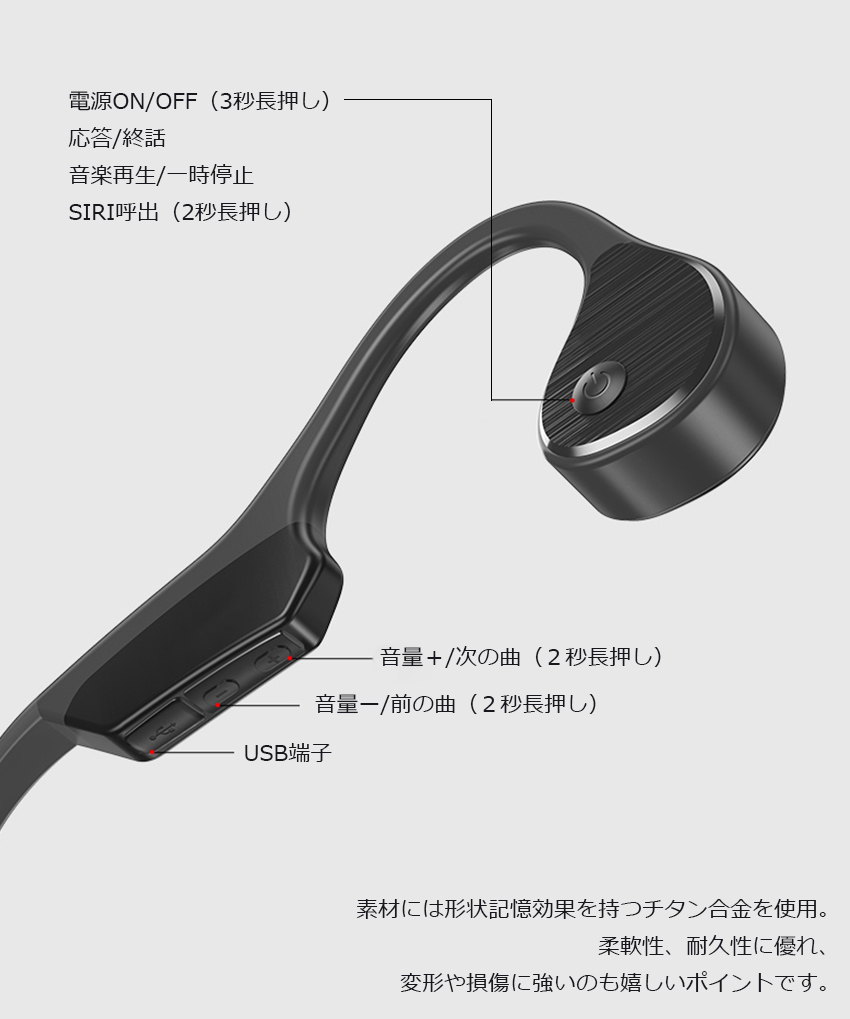 至極タイムセール 骨法トランスミッション受話器 ラジオイヤホン Bluetooth 骨伝導 イヤホン ノイズキャンセリング 額口調 耳掛け数式 超軽量 Ip65雨着 運動 送料無料 Iphone Android フィット 供 スーベニア 御母様の時世 Earphone 2 Cannes Encheres Com