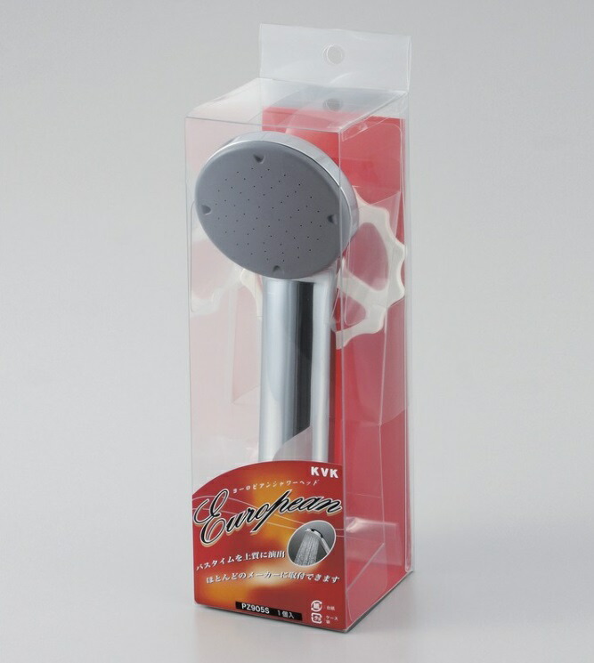 楽天市場】KVK メッキシャワーヘッド PZ905S （アタッチメント付き