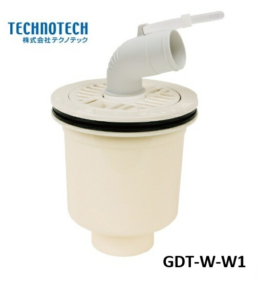 楽天市場】【テクノテック】 防水パン用排水トラップ T・Tトラップ 縦