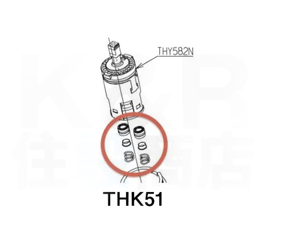 楽天市場】【TOTO】カートリッジ消耗品 THY582N/THY552RR部品フレア 