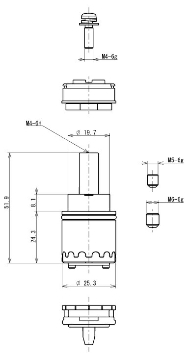 TOTO シングル弁膜部 THF57A