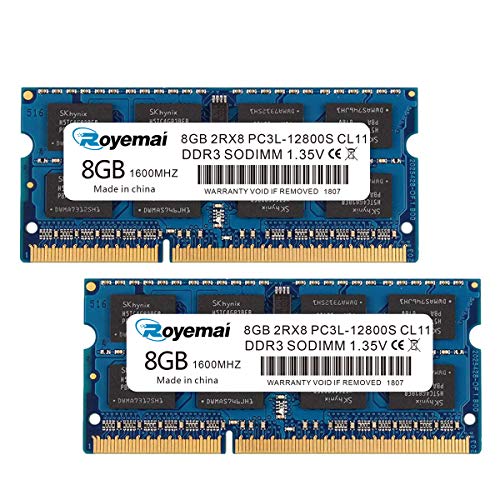 マイコン3L-12800S DDR3L 1600 16GB 8GB×2枚 DDR3 1600MHz 12800 2Rx8 1.35V CL11 万覚え帳マイコン用記憶装置 8GB マイコン3-12800S ランダムアクセス記憶装置 記憶装置 SODIMM 電