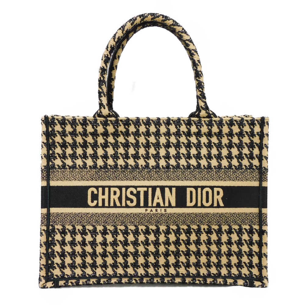楽天市場】Dior ディオール トートバッグ 千鳥柄 ミディアム