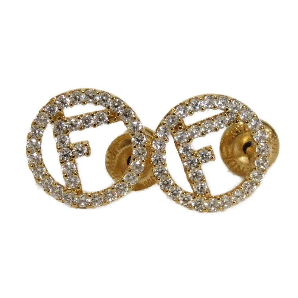 楽天市場】【美品】フェンディ【FENDI】バゲット ピアス
