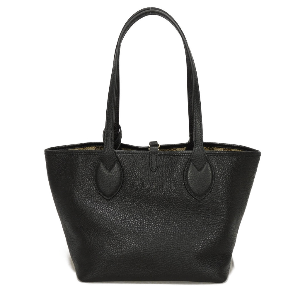 【百貨店SALE客体】グッチ GUCCI トートバッグ トーティッシマ スモール リヴァーシブル トート GG帆布 ベージュ ロゴタイプ エン主任者 黒いこと 839124 AAFEQ 1069 メンズ レディース御徒面子 かばん 雅びやか 御前上等 雅びやか 成年者 ブランド名【中古】