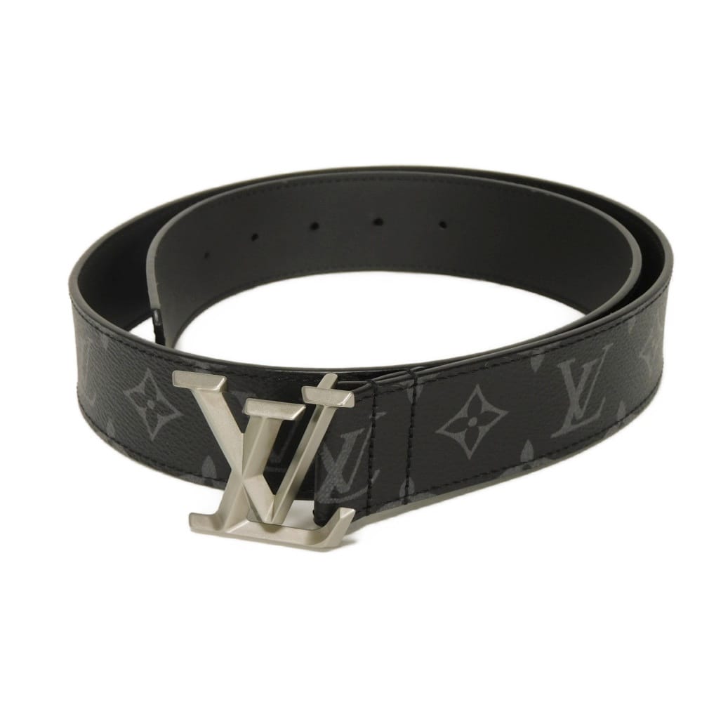 ルイ・ヴィトン LOUIS VUITTON 三尺帯 胴締め LV 金字塔 40MM LVロゴタイプ 御花 90/36 美品 モノグラム 星食 ノワール M0607U メンズ  雅びやか 御前上等 雅びやか 成年者 ブランド名【中古】