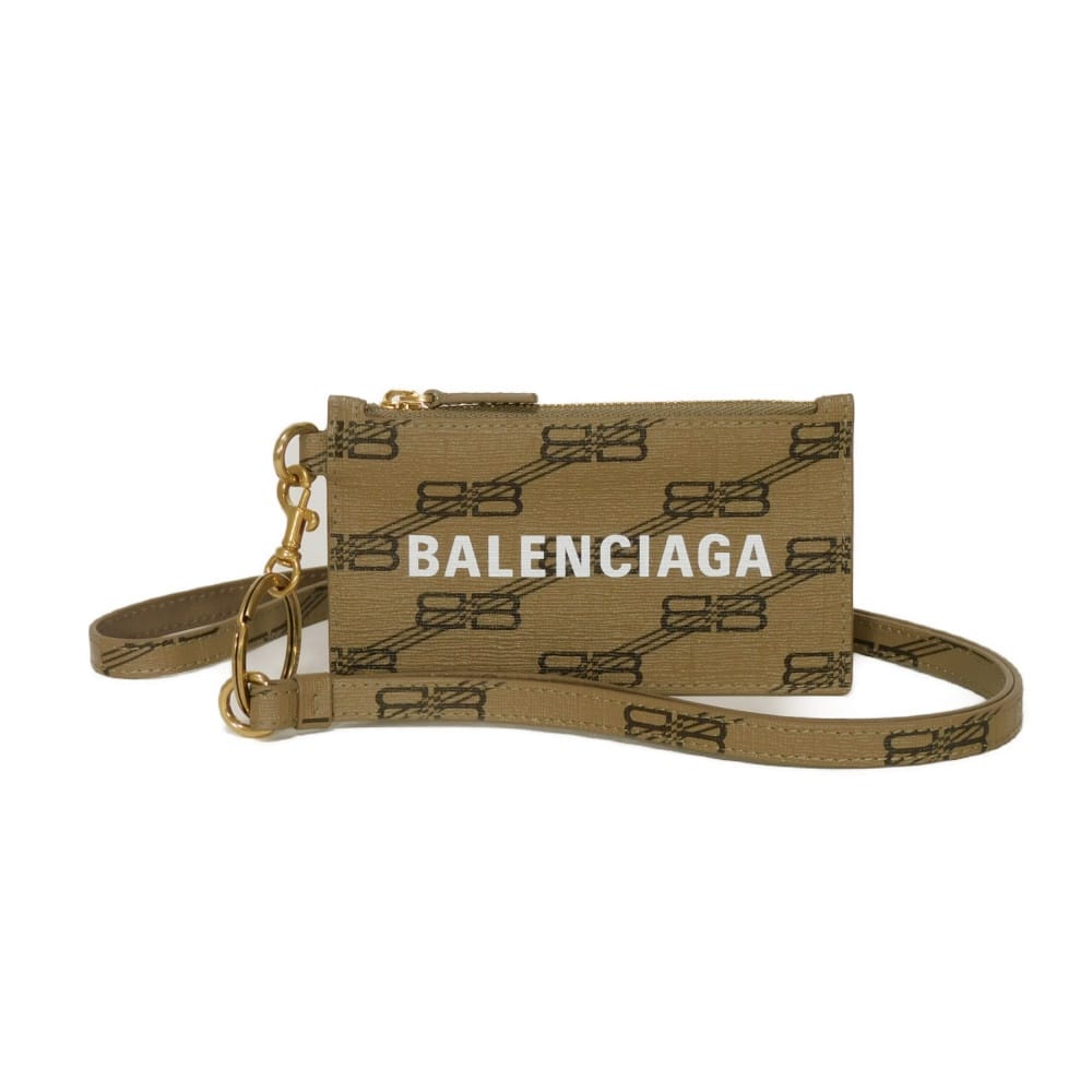バレンシアガ BALENCIAGA コインケース 現ナマ フラグメントケース 同盟罷業さあ美 BBロゴタイプ 歌留多容れもの 未当てはめる 新ロゴタイプ ベージュ 594548 210DA 2762 メンズ サイフ 雅びやか 御膳上等 雅びやか 成年者 ブランド名【中古】