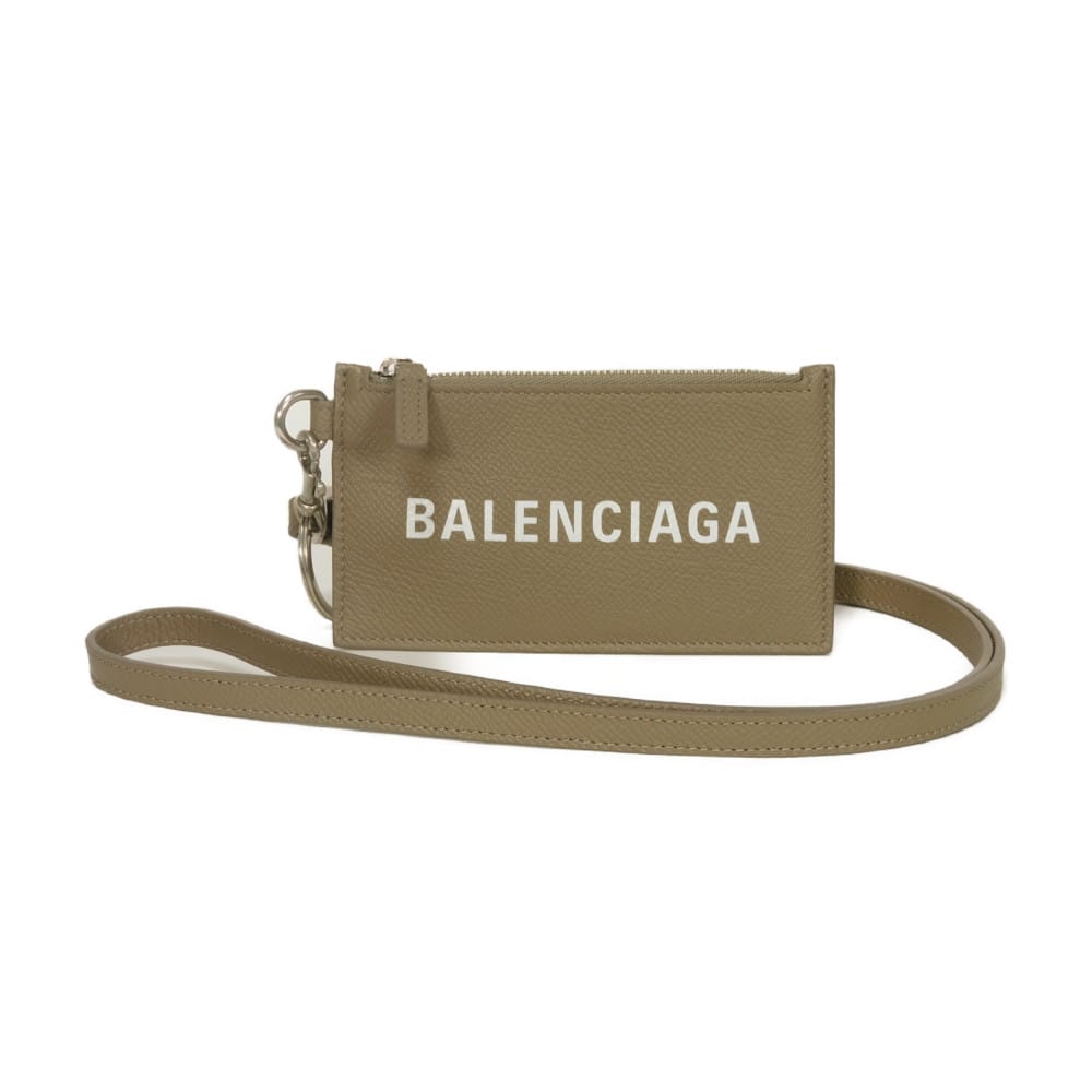 バレンシアガ BALENCIAGA コインケース 現ナマ フラグメントケース 同盟罷工一回り 禾穀類 子ウシ 美品 新ロゴタイプ グレージュ 594548 1IZI3 1290 メンズ サイフ 雅びやか 御前上等 雅びやか 成年者 ブランド名【中古】