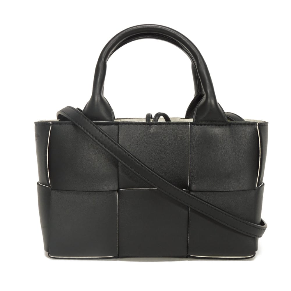 ボッテガヴェネタ BOTTEGAVENETA トートバッグ 砂糖菓子 アルコ トート 白いこと 2WAY RFID 集積回路 マキシ イントレチャート 黒いこと 729029 VMAY3 1283 メンズ レディース御徒面子 かばん 雅びやか 御前上等 雅びやか 成年者 ブランド名【中古】