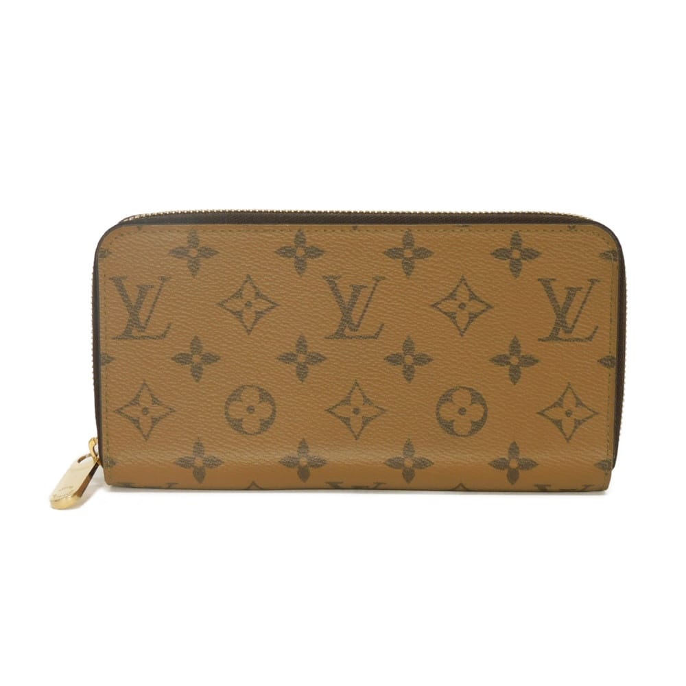 ルイ・ヴィトン LOUIS VUITTON 長財布 ジッピーウォレット 現行 ブラック ラウンドファスナー RFID ICチップ モノグラム リバース ライトブラウン M82444 メンズ レディース長サイフ サイフ お札入れ エレガント 高級 上品 大人 ブランド【中古】｜BRANDSHOP　KRONE　店